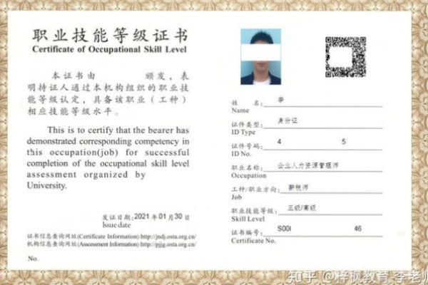 什么是职业技能等级证书